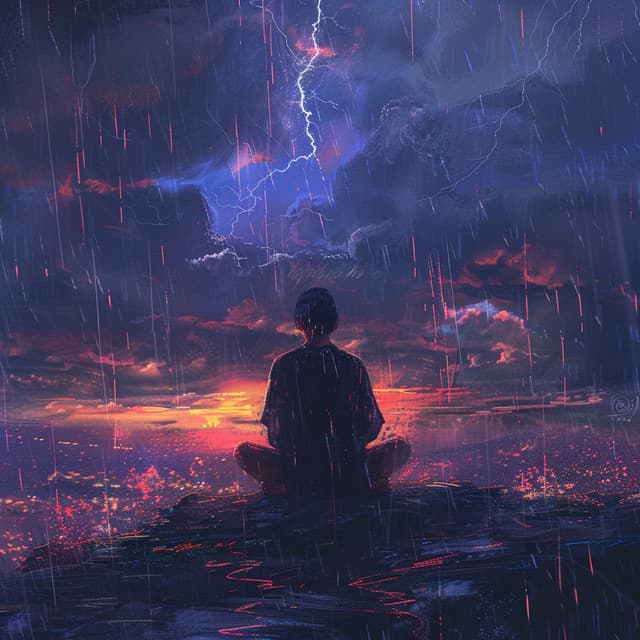 Meditación Con Truenos: Enfoque Elemental - El laboratorio de sonido de meditación y zen de ruido blanco