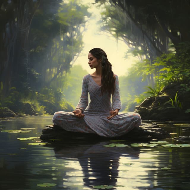 Asanas Eternas Del Río: Serenidad De Yoga Junto Al Río - Paisaje sonoro de la costa oeste