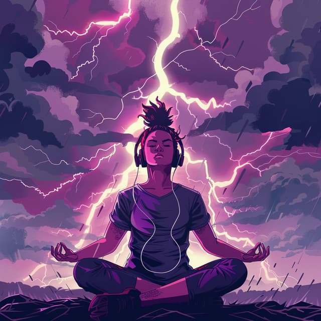 Serenity in Thunder: Music for Meditation's Path - Flute Meditation