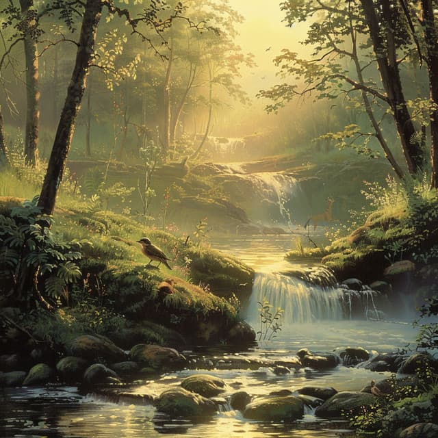 Arroyos Emplumados: Aves Binaurales Al Borde Del Arroyo - 92 96 Hz - Sistemas Binaurales