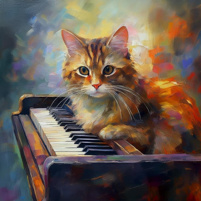 Sonidos Relajantes Para Gatos: Melodías Para El Piano - Gato de piano