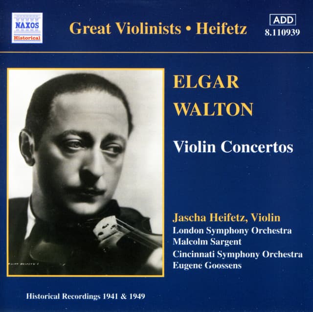 Elgar / Walton: Violin Concertos - Jascha Heifetz