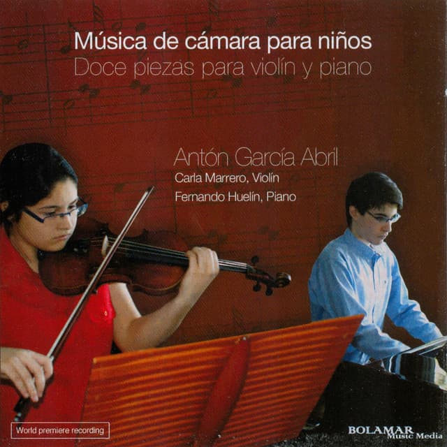 Antón García Abril: Música de Cámara para Niños. Doce Piezas para Violín y Piano - Antón García Abril