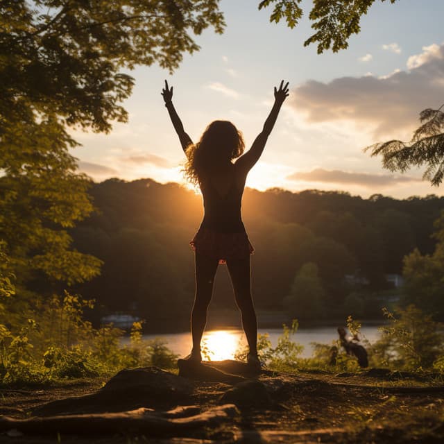 Susurros Suaves De Yoga Junto Al Agua: Música Relajante En El Flujo Del Agua - Tesoros del bosque