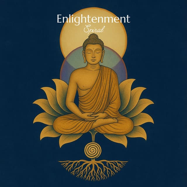 Enlightenment Spiral - Buddhist Lotus Sanctuary