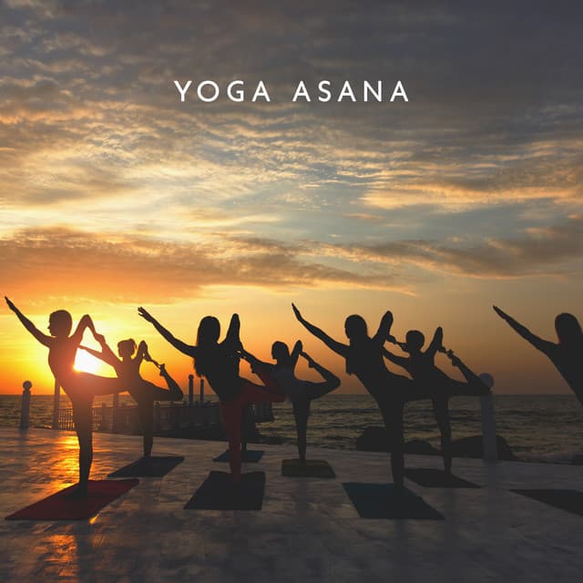 Yoga Asana: Meditation in Evening Sky Background, Healing or Aura Cleansing, Sleep Meditation - Healing Yoga