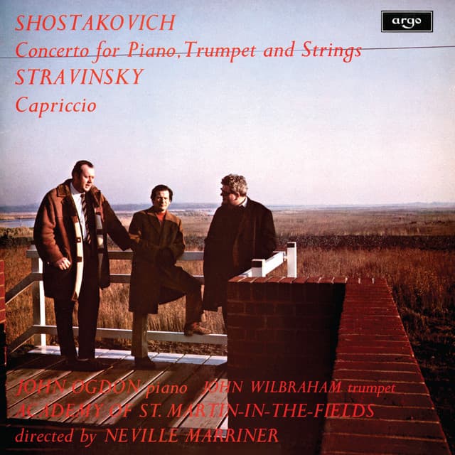 Stravinsky: Capriccio for Piano and Orchestra; Shostakovich: Concerto for piano, trumpet and strings - John Ogdon