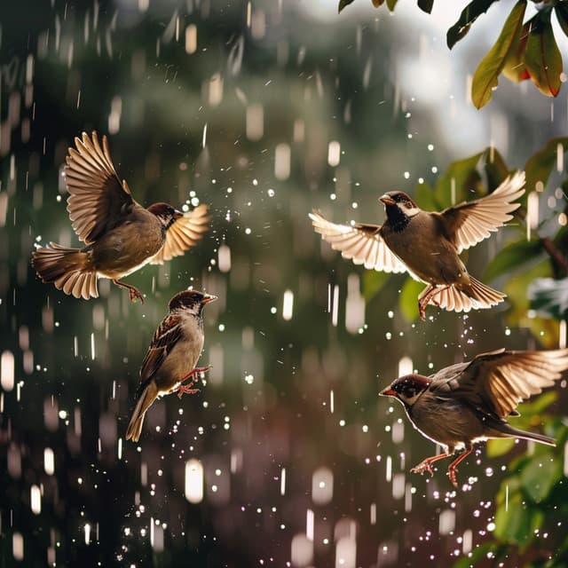Binaural Rain and Birds: Serene Nature Relaxation - Rainforest Ambience