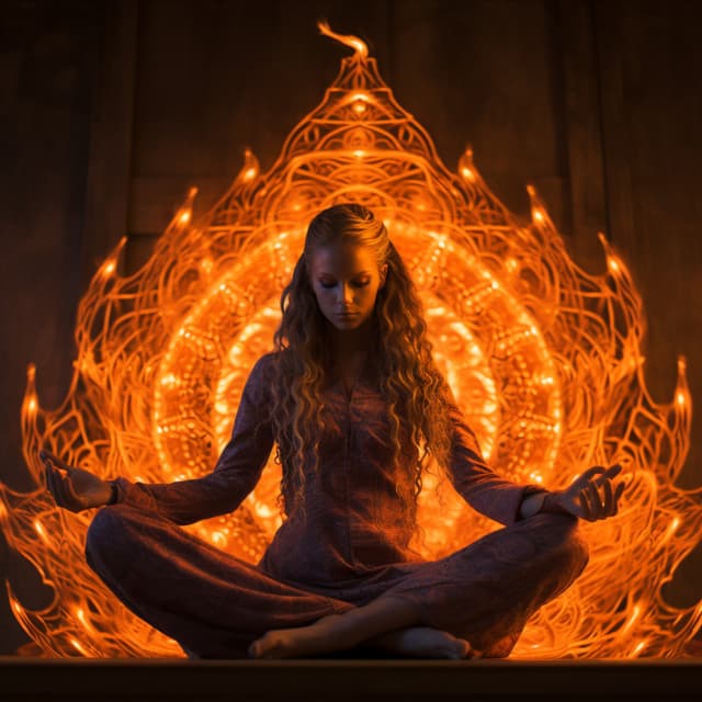 Yoga to Binaural Fire Sounds: Energizing Warmth - Delta Pure Waves