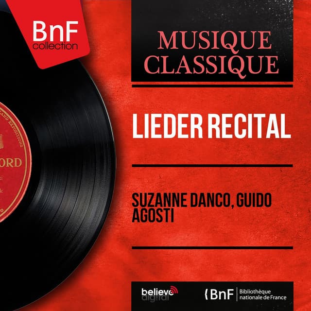 Lieder Recital - Suzanne Danco