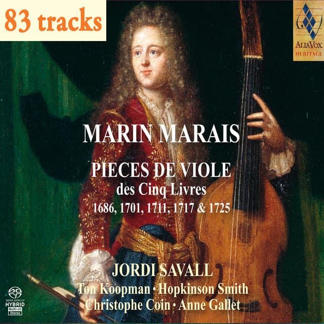 Marin Marais: Pièces de viole des Cinq Livres - Marin Marais