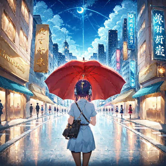 Rainy Nights - Lofi - Anime Girl Lofi