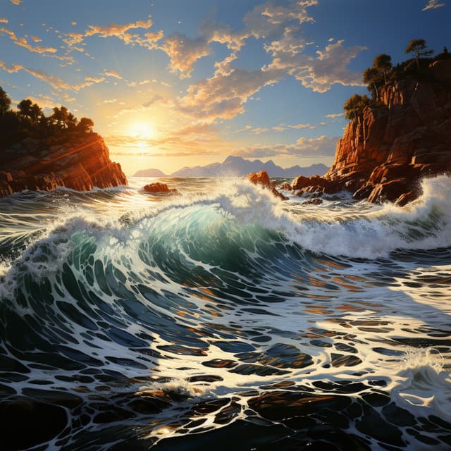 Jornada De Enfoque Pacífico: Música Oceánica Para Aliviar El Estrés - Vibraciones sonoras