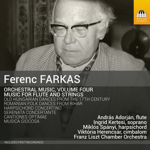 Farkas: Orchestral Music, Vol. 4 – Music for Flute & Strings - Ferenc Farkas