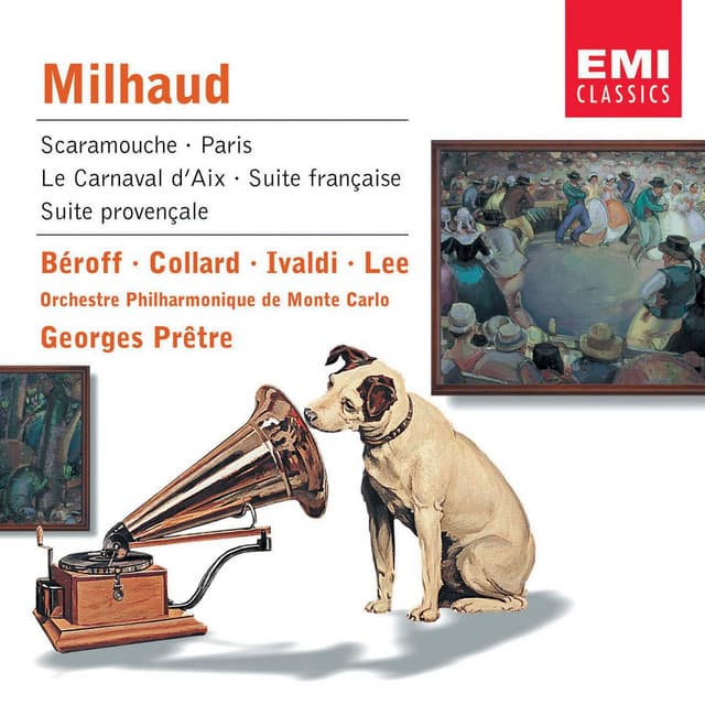 Milhaud : Music for 2 pianos/Carnaval d'Aix/Suites - Georges Prêtre
