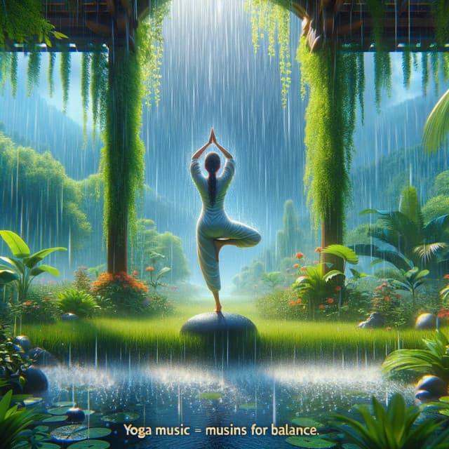 Serene Showers of Rain: Yoga Music for Balance - Feel The Power Channel