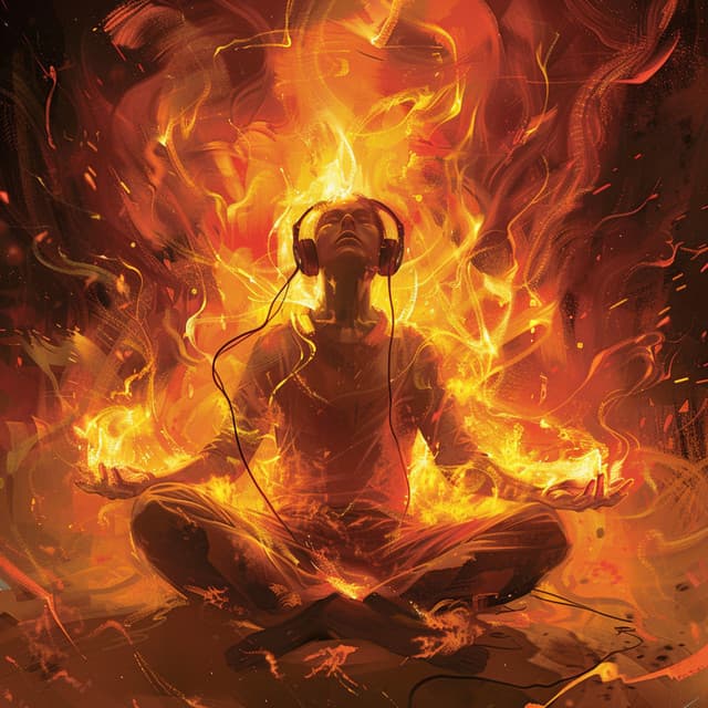 Fire Meditation: Harmonic Music Journey - Nature Sounds Meditation