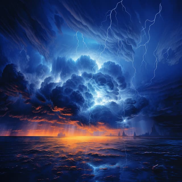 Rainy Night Rhapsody: Cozy Thunder Echoes - Thunderstorm
