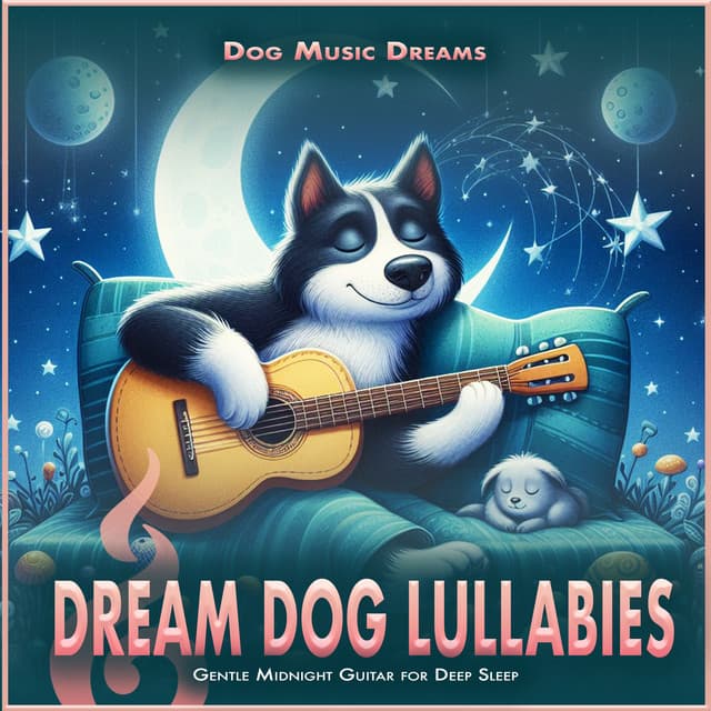 Dream Dog Lullabies: Gentle Midnight Guitar for Deep Sleep - Dog Music Dreams