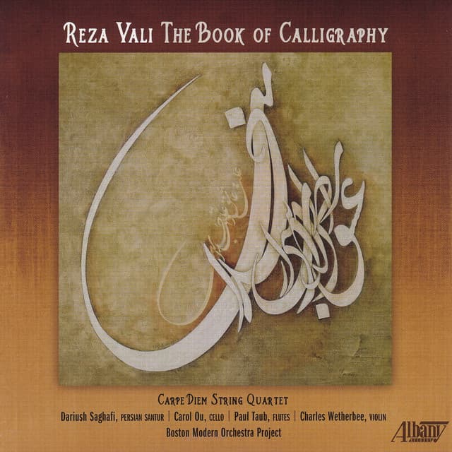 Reza Vali: The Book of Calligraphy - Reza Vali
