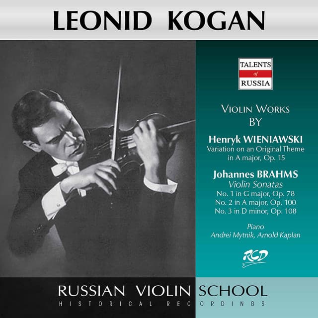 Wieniawski & Brahms: Works for Violin & Piano - Johannes Brahms