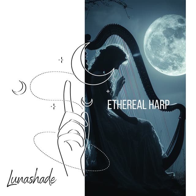 Ethereal Harp: 432 Hz Soothing Journey - Lunashade