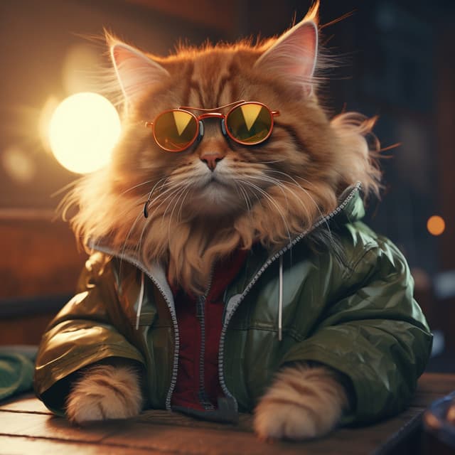 Feline Lofi: Cats' Calming Music - Lazy Vibes