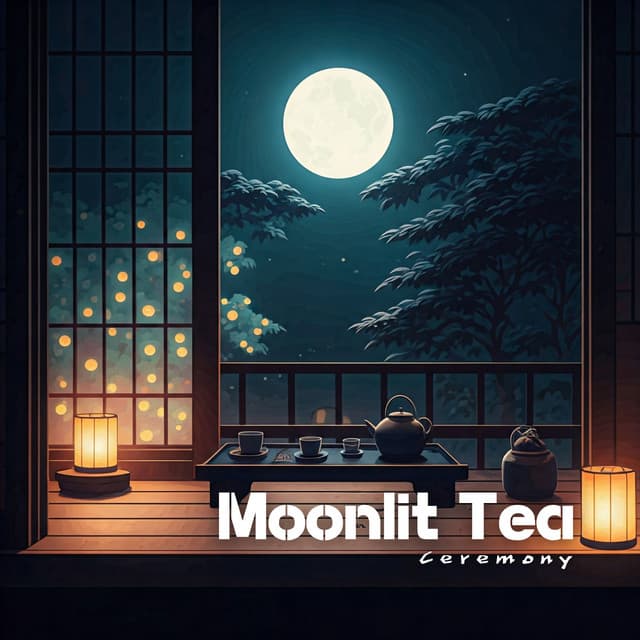 Moonlit Tea Ceremony: Lofi Night of Reflection and Grace - Lofi Japanese Cafe