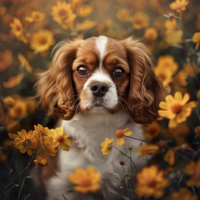 Peaceful Dog Sounds for Stress Relief - Puppy Music Dreams