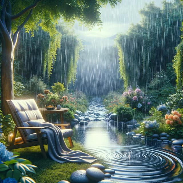 Drizzle Calm: Gentle Rain Music for Relaxation - Singing Sirens