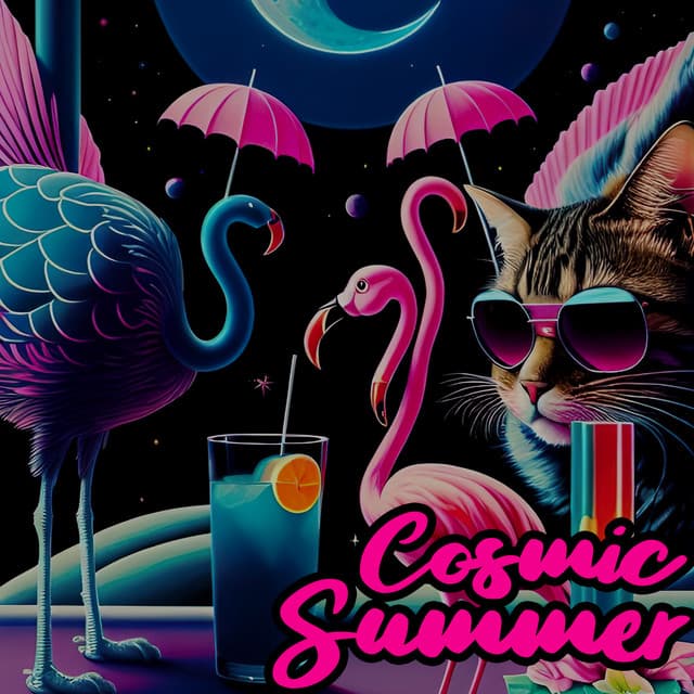 Cosmic Summer: Relaxing Drink Bar Techno Ambient - Summer Chill Stars