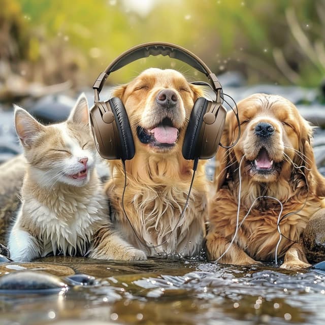 Creek's Harmony: Calming Music for Pets - Calm Pets