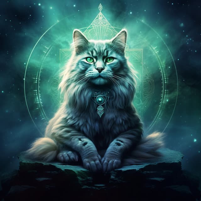 Melodic Rainfall: Serenity for Feline Bliss - Naturalis