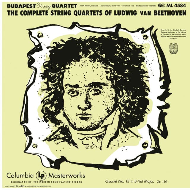 Beethoven: String Quartet No. 13 in B-Flat Major, Op. 130 - Ludwig van Beethoven