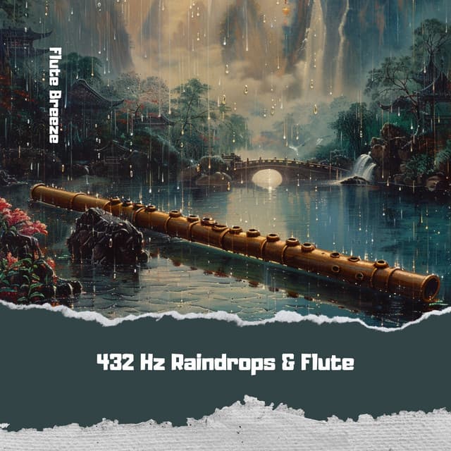 432 Hz Raindrops & Flute: Nature's Symphony for Calm - Flute Breeze