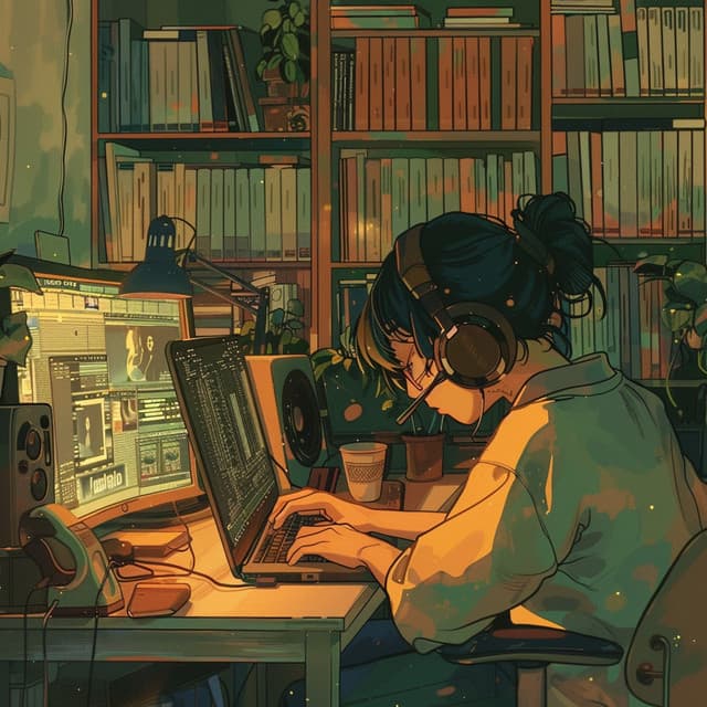 Lofi Study Grooves: Focus and Flow - Relaxing Study Music Retro