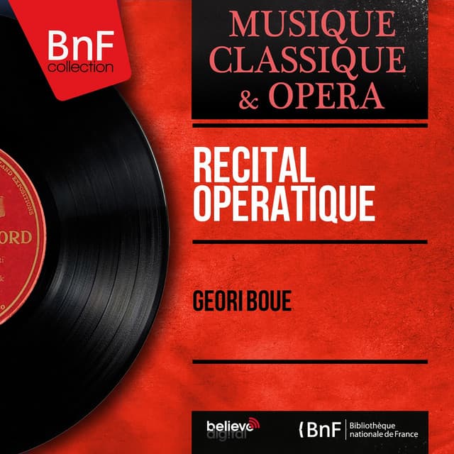 Récital opératique - Geori Boue