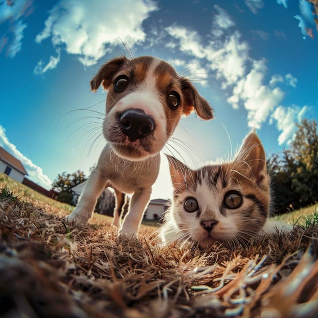 Mascotas Felices: Piezas En Miniatura Juguetonas - Mascotas dormidas