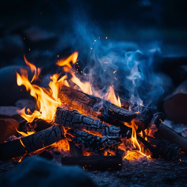 Fireside Serenity in the Woods - Evening Chillout Playlist