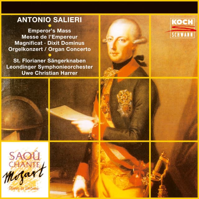 Salieri: Mass No. 1 in D Major "Emperor Mass"; Organ Concert in C Major, Dixit Dominus; Magnificat in C Major - Antonio Salieri