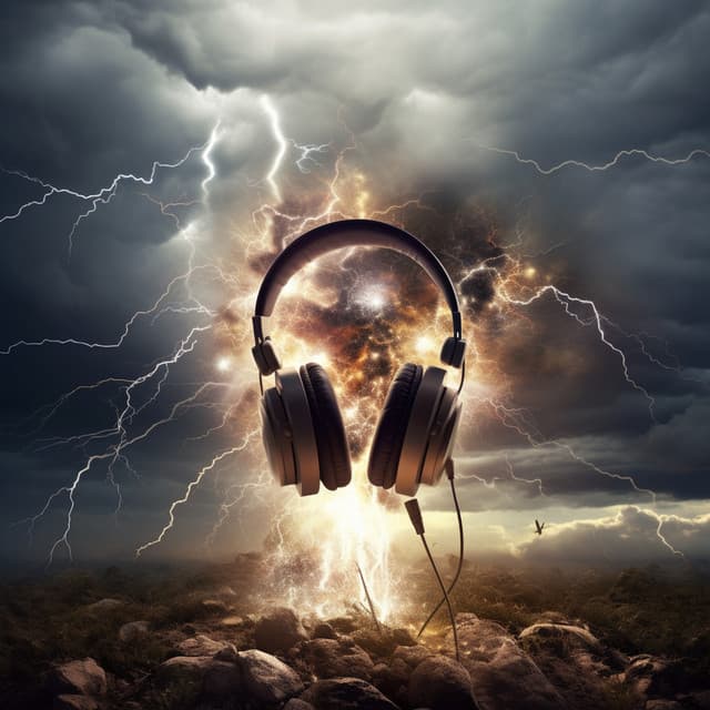 Binaural Storm: Thunder Ambient Harmonies - Healing Solfeggio Frequencies