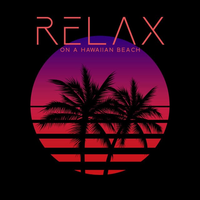 Relax on a Hawaiian Beach: Ukulele & Waves Sounds - Tropical Ocean Waves Oasis