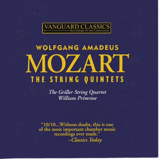 Mozart: Complete String Quintets - Wolfgang Amadeus Mozart