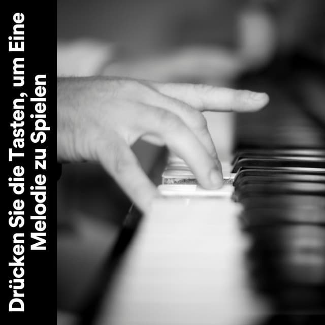 Drücken Sie die Tasten, um Eine Melodie zu Spielen - Klaviermusik