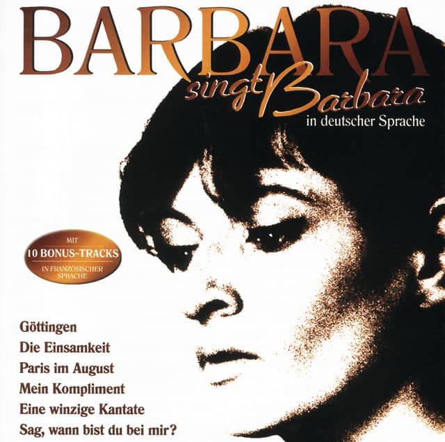 Barbara Singt Barbara In Deutscher Sprache - Barbara