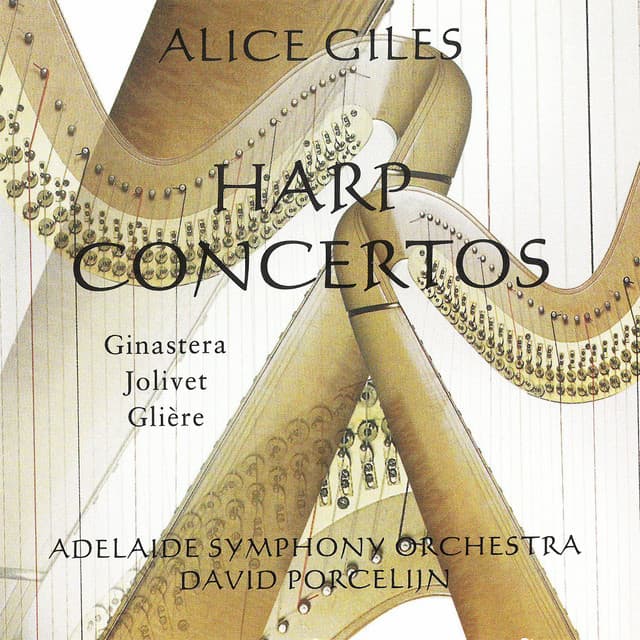 Harp Concertos: Ginastera / Jolivet / Glière - Alice Giles
