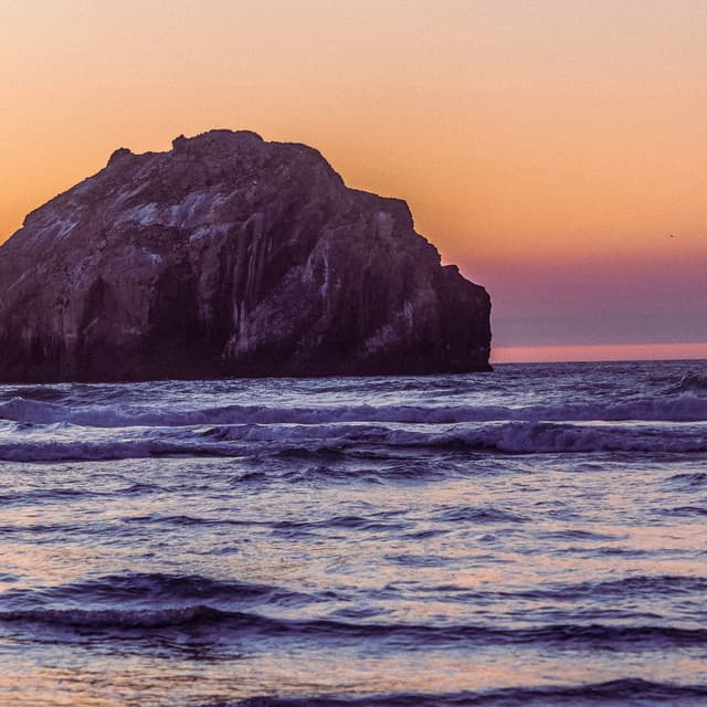 1 Coastal Night: Coastal Hush Harmony - Ocean Sounds