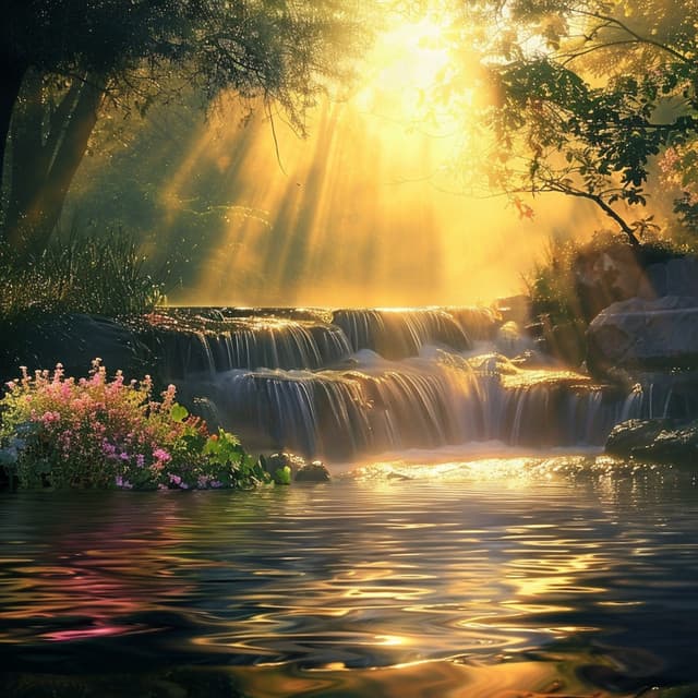 Cadencias Para La Relajación: Flujo Suave De Música - Ilustración del lamaísmo