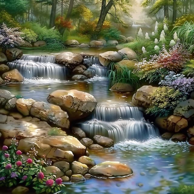 Melodía Del Arroyo: Ecos Serenos De La Naturaleza - Puesta de sol Rubycon