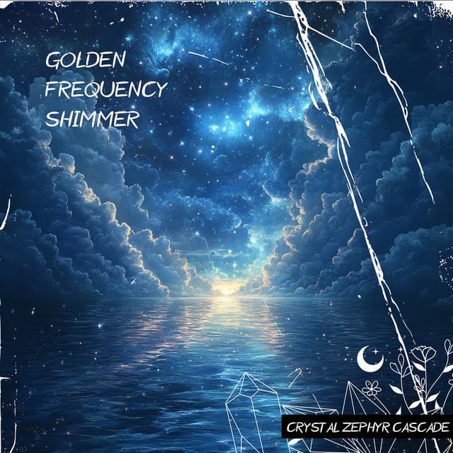 Golden Frequency Shimmer - Crystal Zephyr Cascade